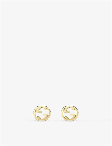 gucci button earrings|selfridges gucci earrings.